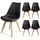 4 chaises BREKKA design contemporain nordique scan