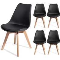 CHAISE 4 chaises BREKKA design contemporain nordique scan CHAISE 4 chaises BREKKA design contemporain nordique scan