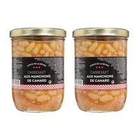 PLAT A BASE DE VIANDE COMTE DE LA SEYNIE Cassoulets Confit Canard 2x750g PLAT A BASE DE VIANDE COMTE DE LA SEYNIE Cassoulets Confit Canard 2x750g