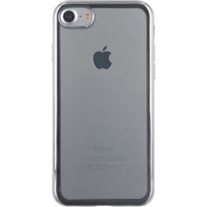 BIGBEN CONNECTED Coque Semi-Rigide Iphone 7 - Transparente Contour Métal Argenté