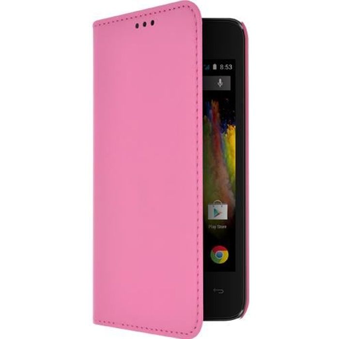 BIGBEN CONNECTED Etui folio pour Wiko Goa - Rose