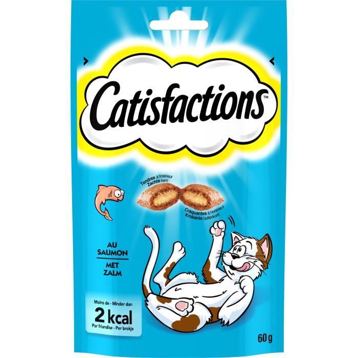 Catisfactions Saumon Friandise pour chat Par paquet
