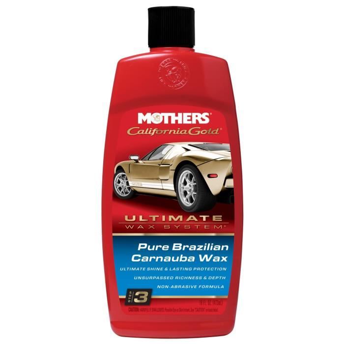 MOTHERS Cire liquide pure de carnauba brésilienne California Gold - 456 g - 473 ml