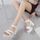 Chaussure femme talon compense