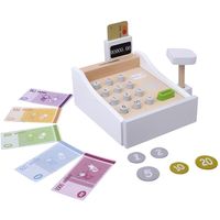 MARCHANDE Caisse enregistreuse en bois - Comprend scanner - MARCHANDE Caisse enregistreuse en bois - Comprend scanner -