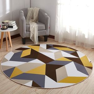 6 Tailles Taille 120cm Décoration Tapis Rond Nordique