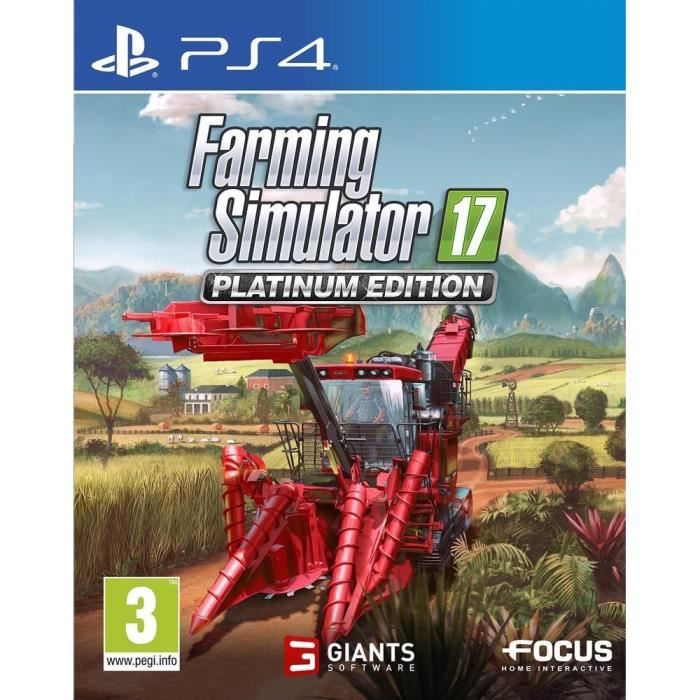 Farming Simulator 19 Édition Platinum (Sony PlayStation 4, 2019) 3512899122130