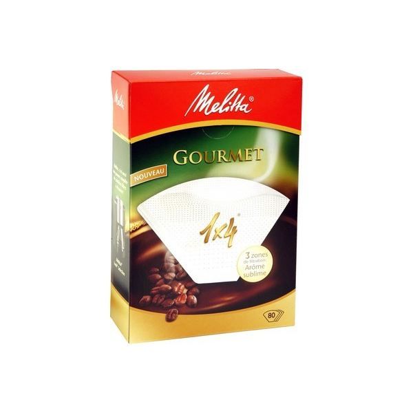 MELITTA 80 filtres à café Gourmet 1x4