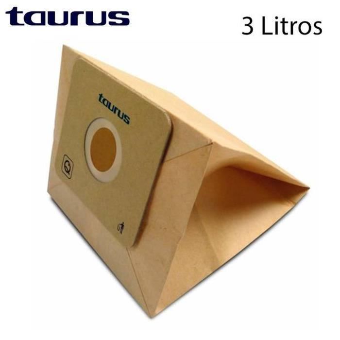 TAURUS 999175000 Set de 5 sacs aspirateurs ECO