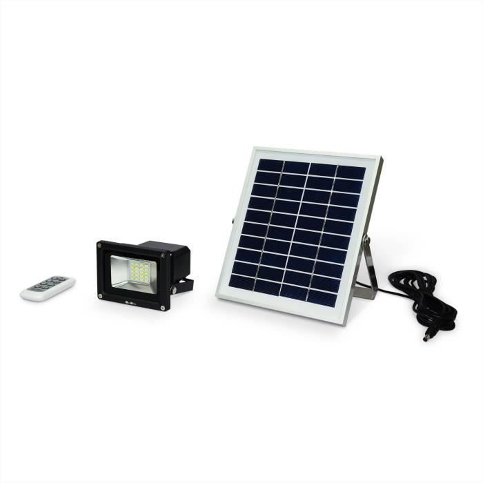 Avec Télécommandé 10w Led Panneau Blanc Projecteur Solaire Chaud LqzSUMVpjG
