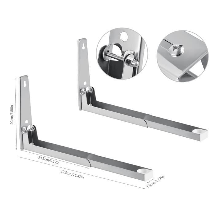 Support étagère Inox épaisseur2