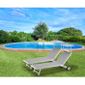 2 bains de soleil lits de plage avec roues transats piscine aluminium jardin alabama - Transat Piscine 2 bains de soleil lits de plage avec roues transats piscine aluminium jardin alabama - Transat Piscine