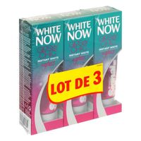 DENTIFRICE SIGNAL Dentifrice White Now Glossy - 3x50ml DENTIFRICE SIGNAL Dentifrice White Now Glossy - 3x50ml