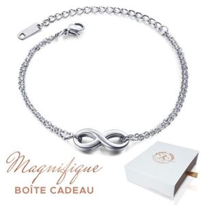 BRACELET , GOURMETTE BAMOER Bracelet Charms chaine securite pandora Sty