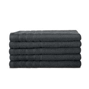 SERVIETTES DE BAIN LOVELY HOME Lot de 5 Draps de douche Eponge 70x130