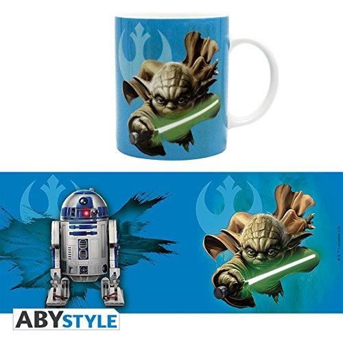 Mug Star Wars - 320 ml - Yoda & R2D2 - avec boîte - ABYstyle