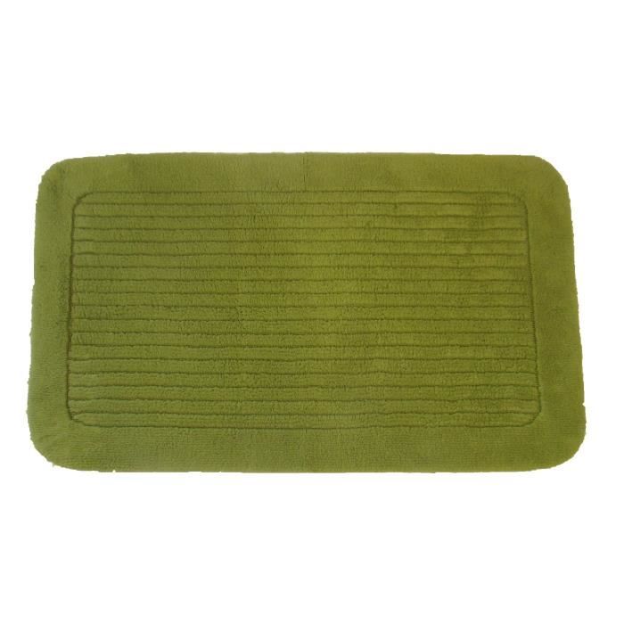 JEAN ALAN Tapis de bain PACIFIC Coton 70x120cm - Vert