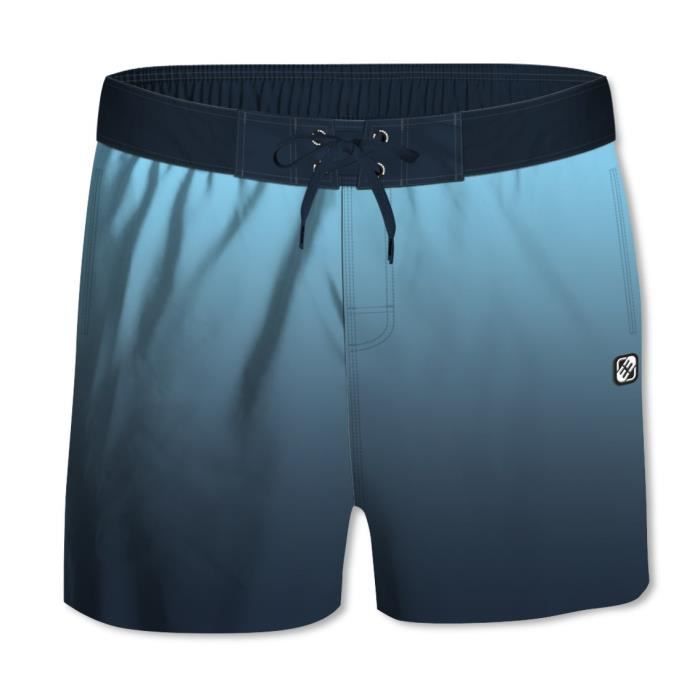 FREEGUN - Boardshort en Dégradé Bleu Foncé pour Homme