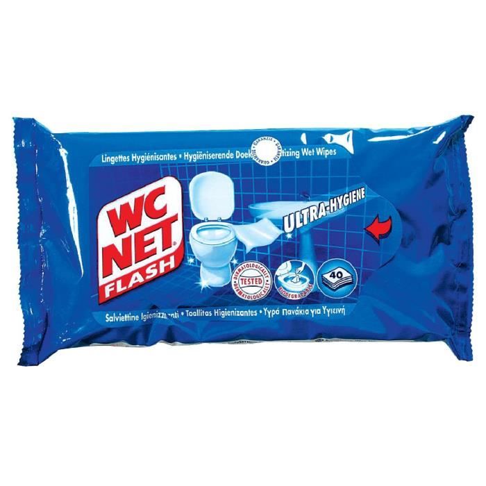 Lingette WC Net 40 lingettes Achat / Vente nettoyage wc Lingette WC