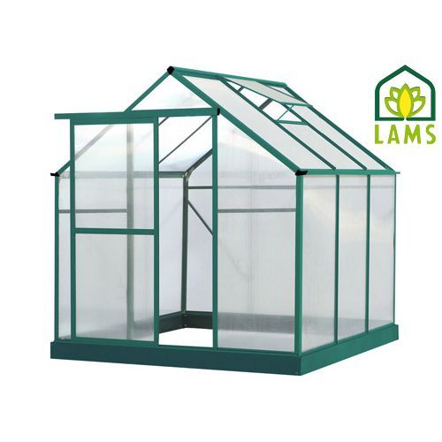 Serre en alu verte et polycarbonate LILAS JANY   Achat / Vente SERRE