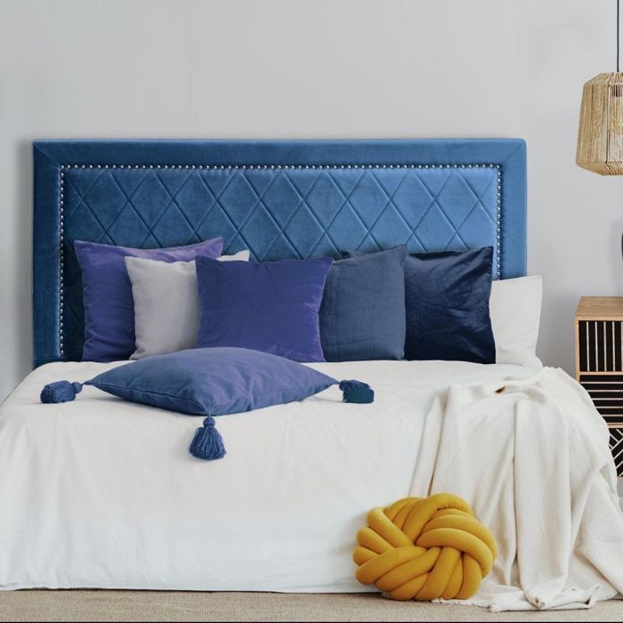 tête de lit bleu - achat / vente tête de lit bleu pas cher - cdiscount