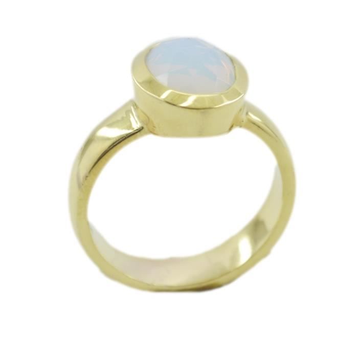 bague or blanc opale bague or blanc opale