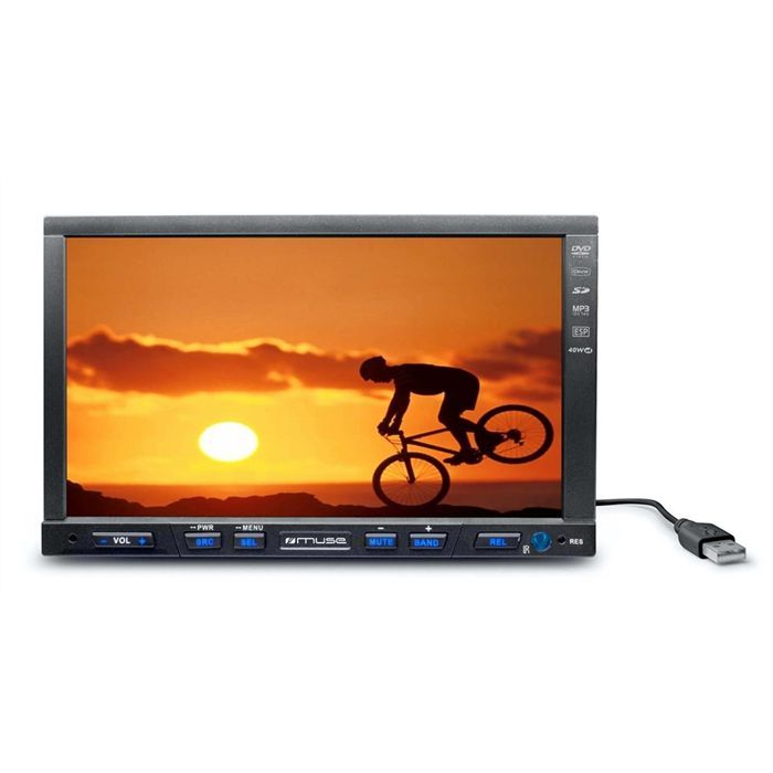 Autoradio CD/DVD   Ecran LCD TFT 7 (17,8 cm) tactile   Port USB