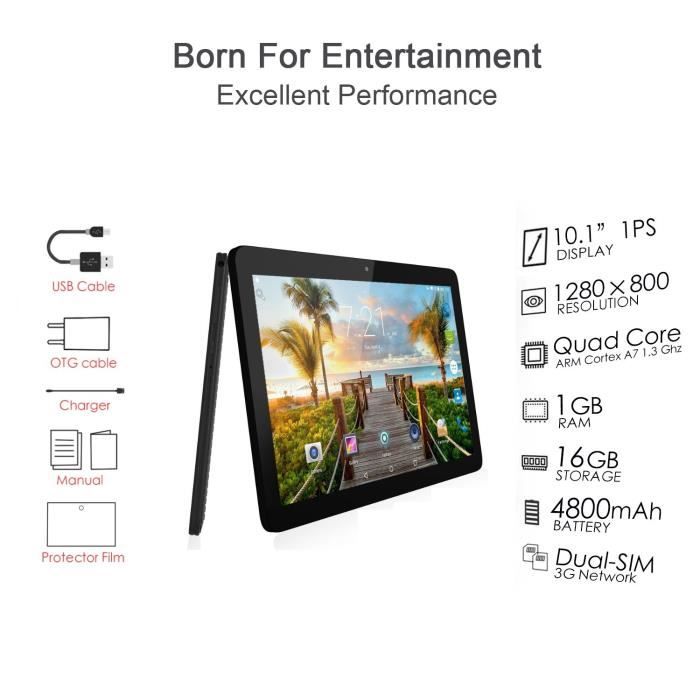 Tablette 3G 16Go 10" - Artizlee® Tablette1