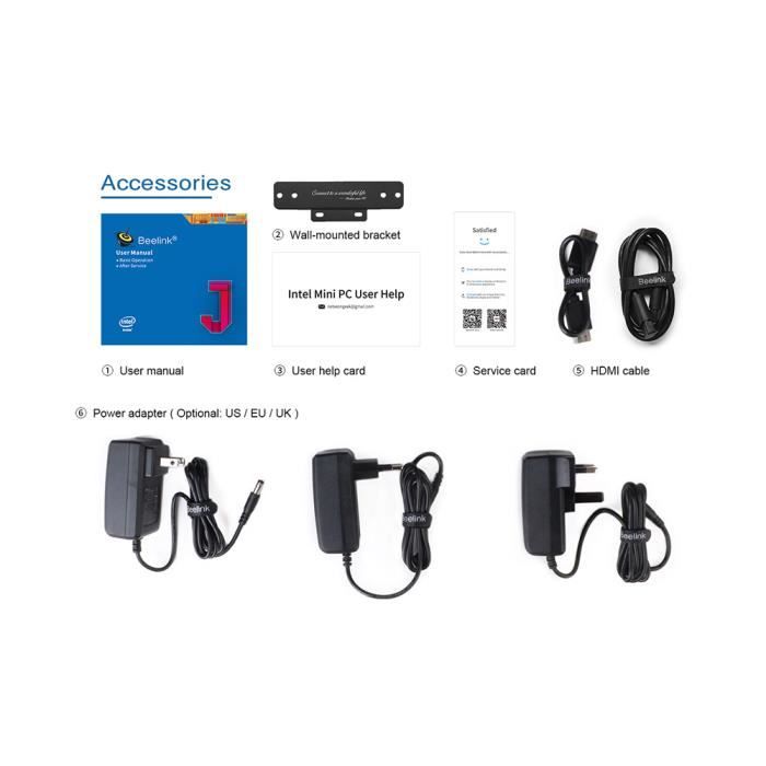 Beelink BT3 - X Mini PC Portable 4GB LPDDR4 +64GB3