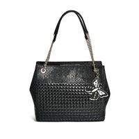 SAC À MAIN Guess Sac Flutter Shopper Noir SAC À MAIN Guess Sac Flutter Shopper Noir