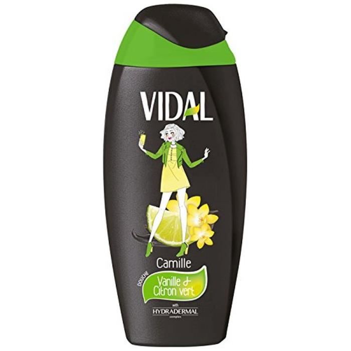 VIDAL Douche Vanille/Citron Vert de Camille 250 ml