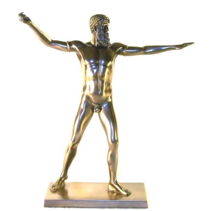 Statuette Dieu Grec Zeus - Achat / Vente statue ...