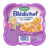 PLATS PRÉPARÉS VIANDE BLEDINA Blédichef Assiette Farandole Carottes Coqu PLATS PRÉPARÉS VIANDE BLEDINA Blédichef Assiette Farandole Carottes Coqu