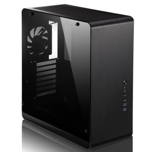 JONSBO Boitier PC UMX4 - Moyen tour - Format ATX - Fen?tre Verre trempé - Alumium - Noir