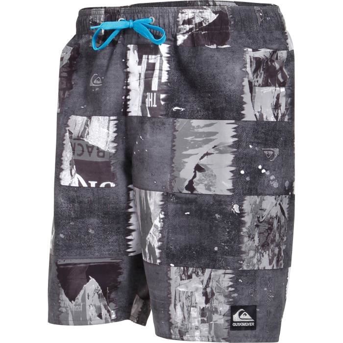 QUIKSILVER Boardshort homme Big Trashcheck - Noir