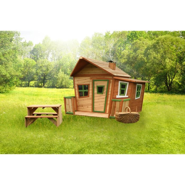 LDD AXI Maisonnette Enfant Cabane en bois Lisa
