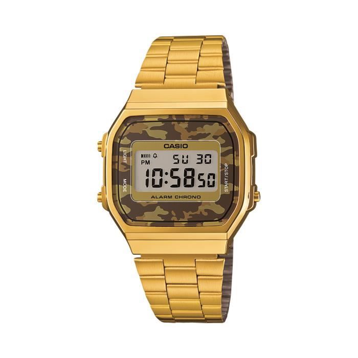 CASIO Montre Quartz A168WEGC-5EF Mixte