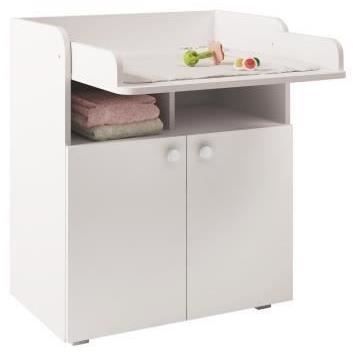 POLINI Commode 2 portes- blanc