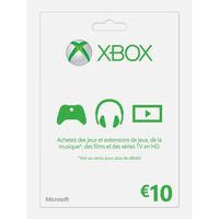ABONNEMENT Carte XBOX Live 10€ ABONNEMENT Carte XBOX Live 10€