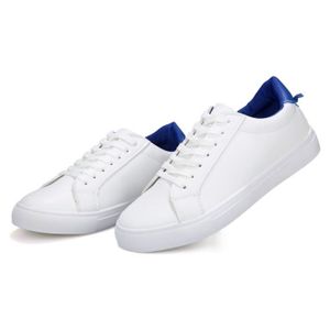 SKATESHOES Chaussures Casual Blanches Baskets Homme ®KIANII