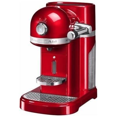 KITCHENAID Machine à café Nespresso - 5KES0503EER/5 - Métal coulé - 19 bars - 1160 W - 1,4 L - Rouge empire