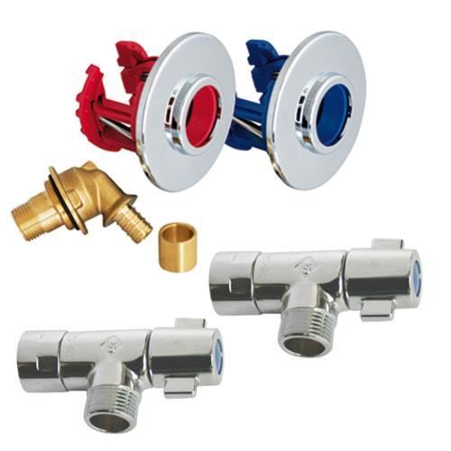 SOMATHERM Raccord Robinet sous lavabo - pour tube PER - Ø 12 - Raccord a glissement PER