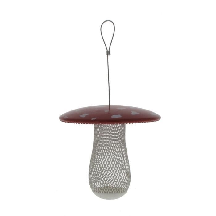 VITAKRAFT Mangeoire Champignon en métal - 20 cm - Pour oiseaux du ciel