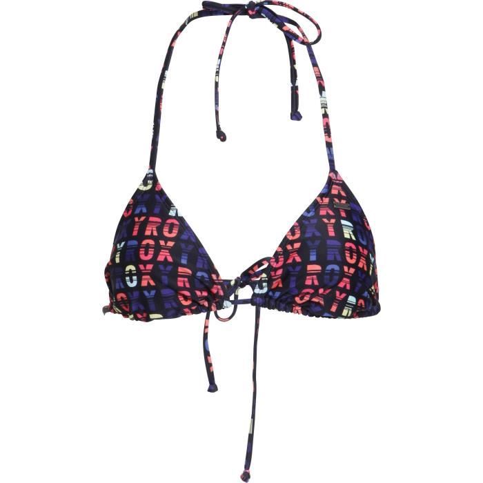 ROXY Haut de maillot de bain femme Ikat Sunset Tri - Noir
