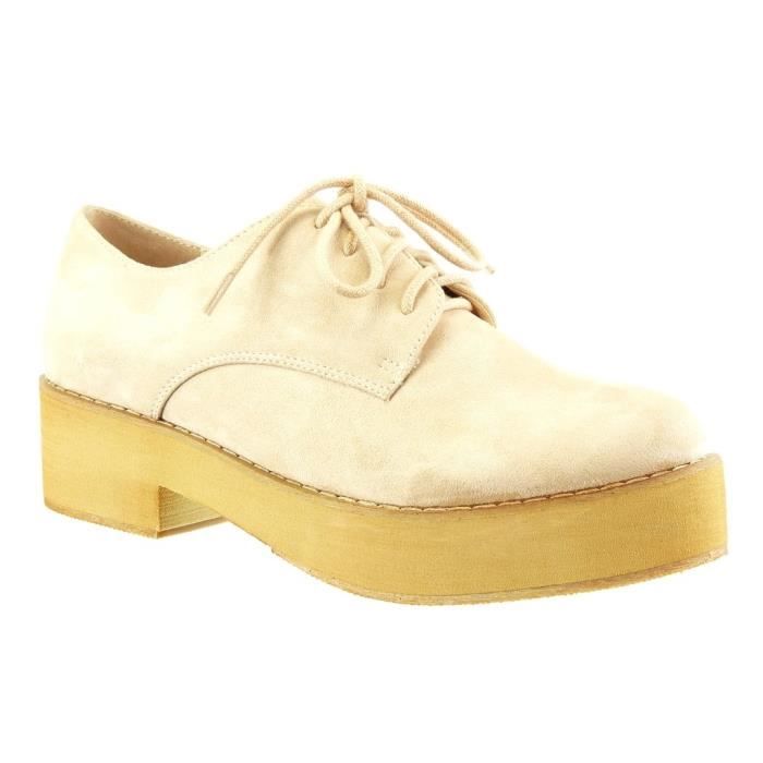 5 forme Chaussures Plate Talon Surpiquage 3idjsk Cm 36 Derby Terminer Bloc Shoe Mode De Taille Seams xrrqXPU