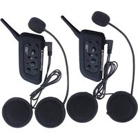 INTERCOM MOTO Excelvan V6 Interphone Moto Bluetooth Lot de 2 Int INTERCOM MOTO Excelvan V6 Interphone Moto Bluetooth Lot de 2 Int