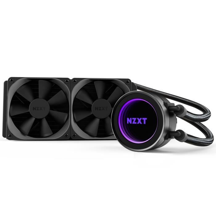 NZXT Watercooling CPU Kraken X52 RGB Effet miroir infini RL-KRX52-02 - tout-en-un (AIO) - 240mm - Compatible Intel/AMD/AM4/TR4
