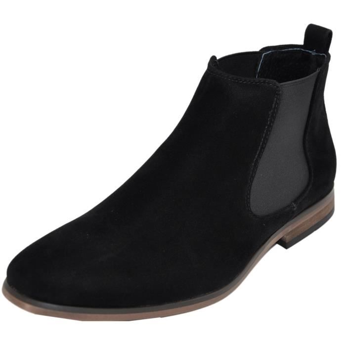 bottes homme nubuck camel
