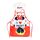 MINNIE Lot Tablier + Toque - Rouge et Blanc