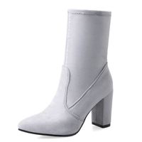 BOTTINE Oaleen Bottines femme hiver fourées suède bout poi BOTTINE Oaleen Bottines femme hiver fourées suède bout poi
